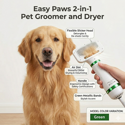 Easy Paws 2-in-1 Pet Groomer and Dryer